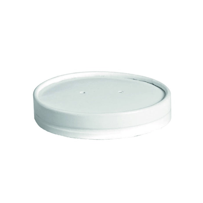 Couvercle carton blanc chaud et froid - Ø 11,5 cm - 25 unités