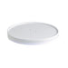 Couvercle carton blanc chaud et froid - Ø 15 cm - H 1,6 cm - 45 unités