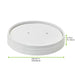 Couvercle carton blanc chaud et froid - Ø 9,7 cm - Compatible avec 210SOUP16 - 50 unités