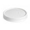 Couvercle carton blanc chaud et froid - Ø 7,4 cm - Compatible avec 210POB121, 210POB81, 210POC121N, 210POC81N, 210POCLA3 - 50 unités