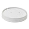 Couvercle carton blanc chaud et froid - Ø 9,7 cm - Compatible avec 210SOUP16, 210SOUP24, 210SOUPK17K - 50 unités