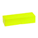 Boîte carton rectangulaire jaune 7 macarons 21,5 x 7 x 5 cm - 50 unités