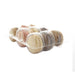 Insert plastique PET transparent 9 macarons (3x3) avec fermeture clipsable 11 cm x 16 cm x 2 cm - 25 unités