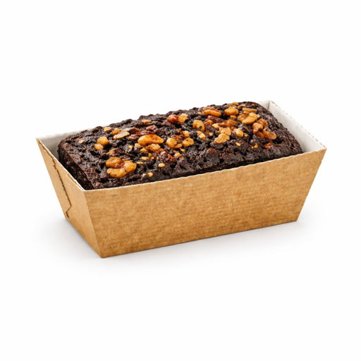 Moule de cuisson carton microflute rectangulaire 10,3 cm x 5,5 cm x 4 cm - 650 unités