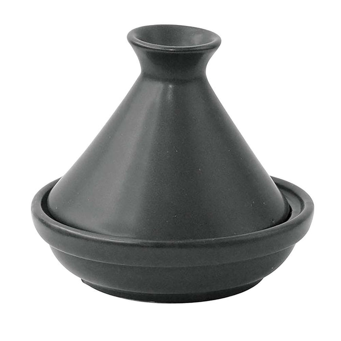Mini tajine en porcelaine noire - Ø 9 cm - H 8 cm - 4 unités
