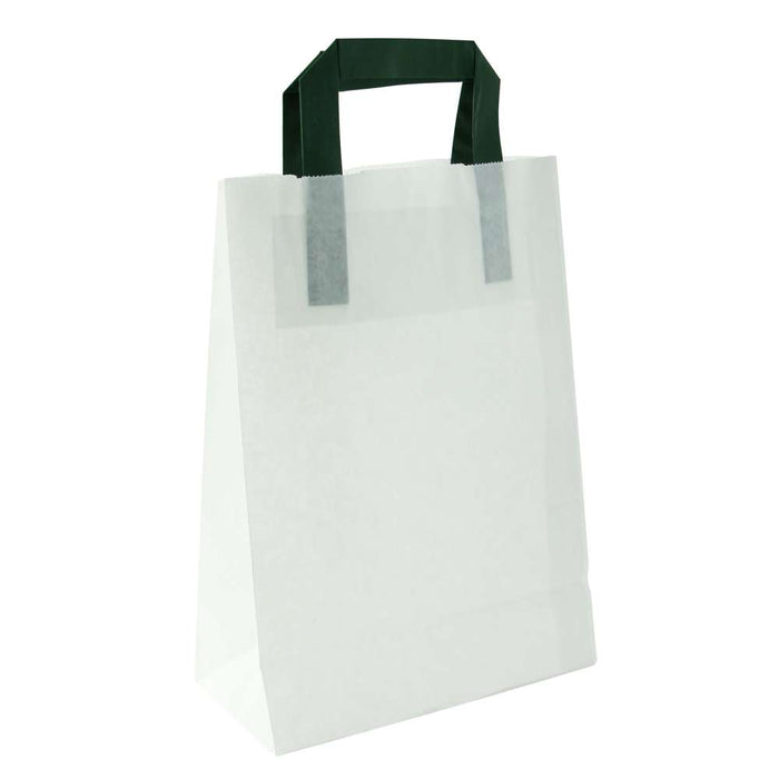 Sac cabas papier blanc - 20 cm x 10 cm x 28 cm - 250 unités