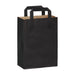 Sac cabas papier kraft brun imprimé noir 20 cm x 10 cm x 28 cm - 250 unités