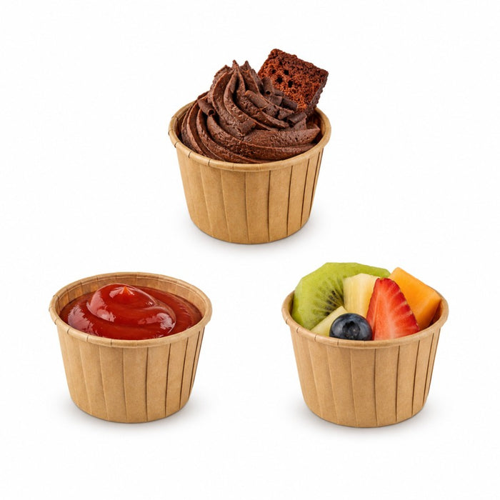 Moule/godet de cuisson 105ml Ø 6,8 cm H 3,9 cm - 50 unités