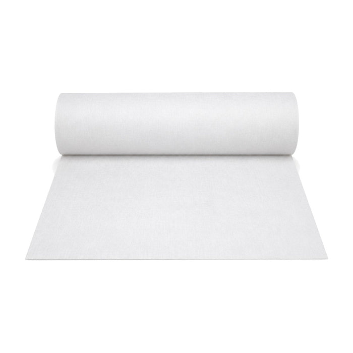 Nappe en rouleau cellulose damassée blanche - 100 m x 1,2 m