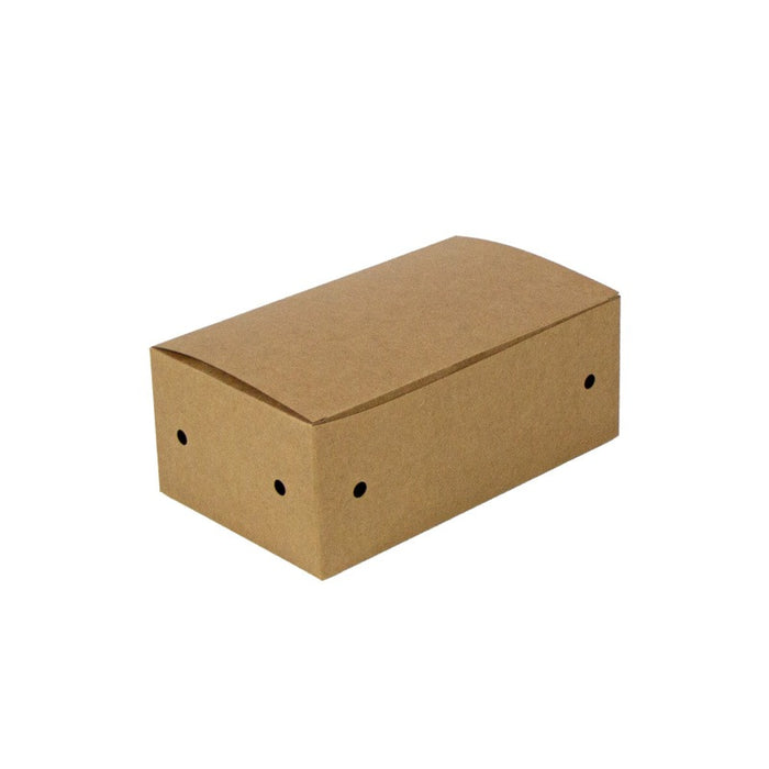 Boîte kraft XL pour nuggets 18 cm x 10,5 cm H 7 cm - 50 unités