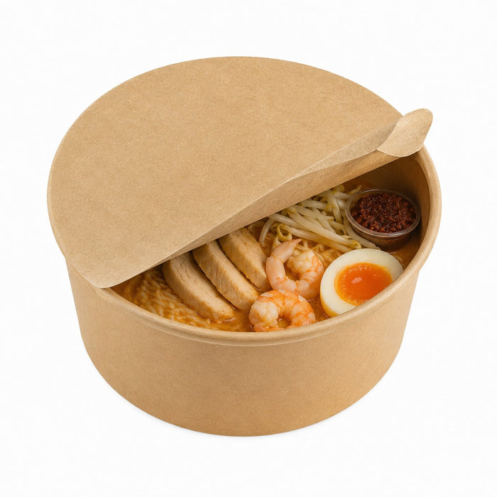 Opercule de scellage kraft "Opco" rond - Ø 17 cm - en situation