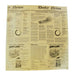 Papier alimentaire brun ingraissable impression Journal en boite distributrice 38 cm x 40 cm - 500 unités