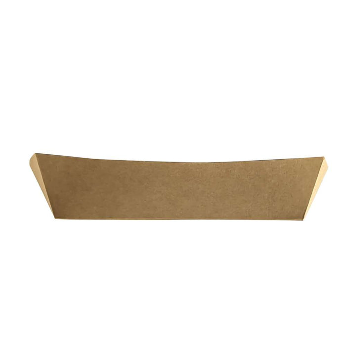 Panier à salade carton kraft brun laminé intérieur blanc - 850 ml - 22 cm x 17 cm x 4 cm - 200 unités