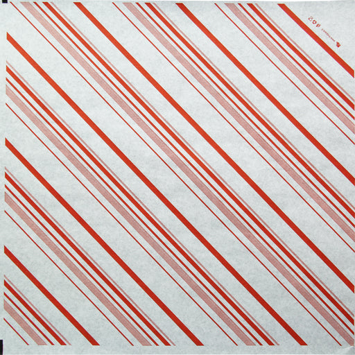 Papier alimentaire blanc ingraissable décor rayures rouges - 31 cm x 32 cm - 500 unités