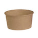 Saladier rond "Buckaty" en carton kraft - 1200 ml - Ø 15 cm - H 10 cm - 45 unités