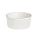 Saladier rond "Buckaty" en carton blanc - 1500 ml - Ø 18,6 cm - H 6,6 cm - 50 unités