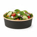 Saladier rond "Buckaty" en carton kraft noir - 480 ml - Ø 15 cm - H 4,5 cm - 45 unités