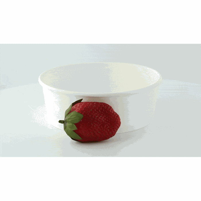 Saladier rond "Buckaty" en carton blanc - 580 ml - Ø 15 cm - H 5 cm - 45 unités