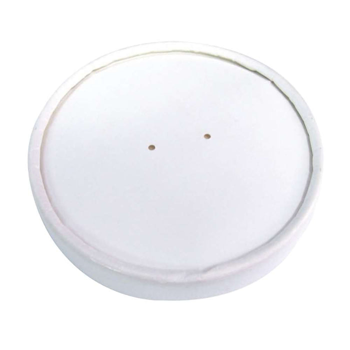 Saladier rond "Buckaty" en carton blanc - 580 ml - Ø 15 cm - H 5 cm - 45 unités