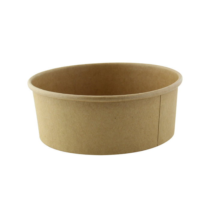 Saladier rond "Buckaty" en carton kraft - 580 ml - Ø 15 cm - H 5 cm - 45 unités