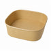 Saladier KraftCarré multi usage 17 cm x 17 cm H 6,6 cm 1200ml - 50 unités