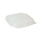 Couvercle PET transparent carré pour saladier carre - 13 cm x 13 cm - Compatible avec 210PCAR500PPK, 210PCAR650PPK - 50 unités