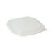 Couvercle PET pour saladier carre 13 cm x 13 cm - 50 unités