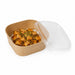 Couvercle PP pour Saladier carre 13 cm x 13 cm - 50 unités