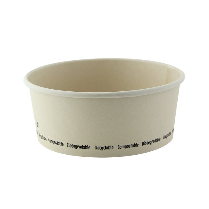 Saladier rond "Buckaty" en carton fibre de bambou - 750 ml - Ø 15 cm - H 6 cm - 45 unités