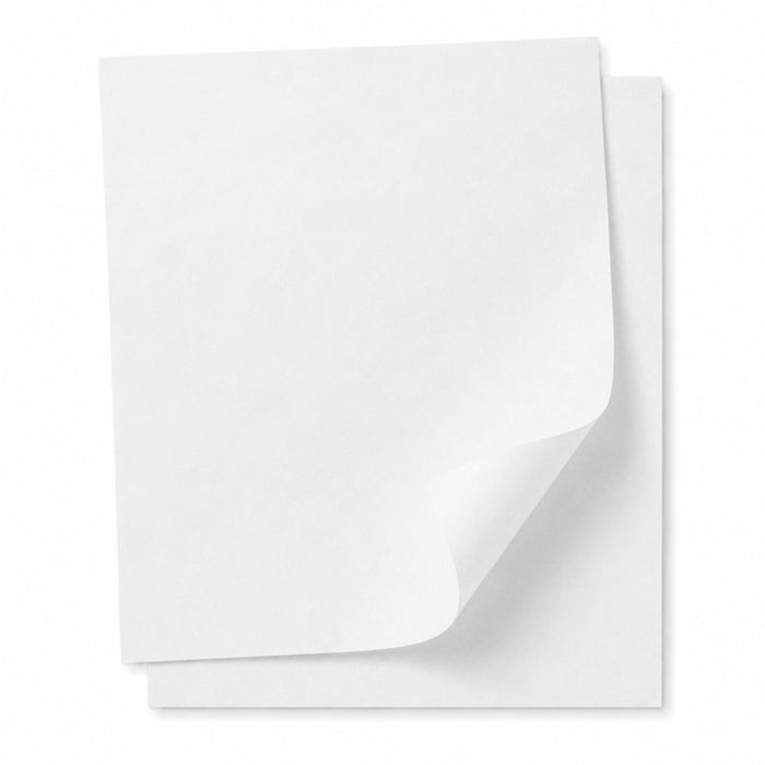 Papier cuisson papier blanc siliconé double face 5,3 cm x 3,2 cm,5 cm - 500 unités
