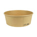 Saladier rond "Buckaty" en carton fibre de bambou - 1200 ml - Ø 18,5 cm - H 6,5 cm - 45 unités