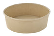 Saladier rond "Buckaty" en carton fibre de bambou - 480 ml - Ø 15 cm - H 4,7 cm - 45 unités