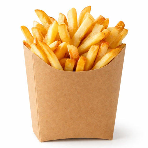 Pochette kraft pour frites 11,5 x 9 x 11 cm - 50 unités