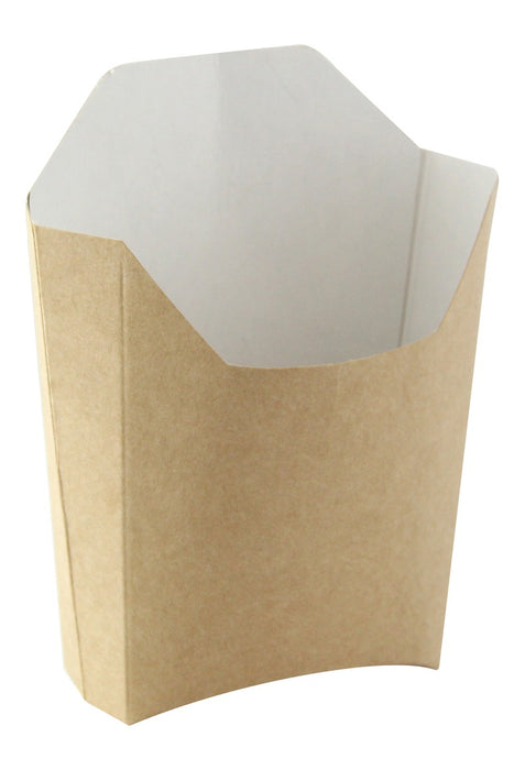 Pochette kraft pour frites 11,5 x 9 x 11 cm - 50 unités