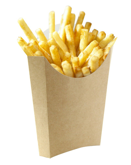 Pochette kraft pour frites 480 ml 11,5 x 9 x 14 cm - 50 unités