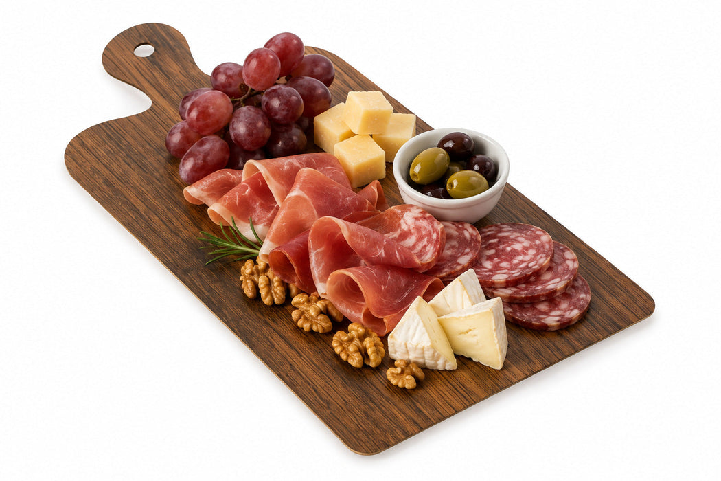 Les planches apéro double face imitation marbre et bois  180x295mm - 50 Pcs