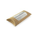 Etui carton ondulé avec fenêtre rectangulaire pour sandwich chaud 18,3 cm x 11,4 cm x 4,4 cm - 25 unités