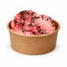 Pot carton kraft brun chaud et froid 200 ml - Ø 9 cm - H 4,8 cm - 50 unités