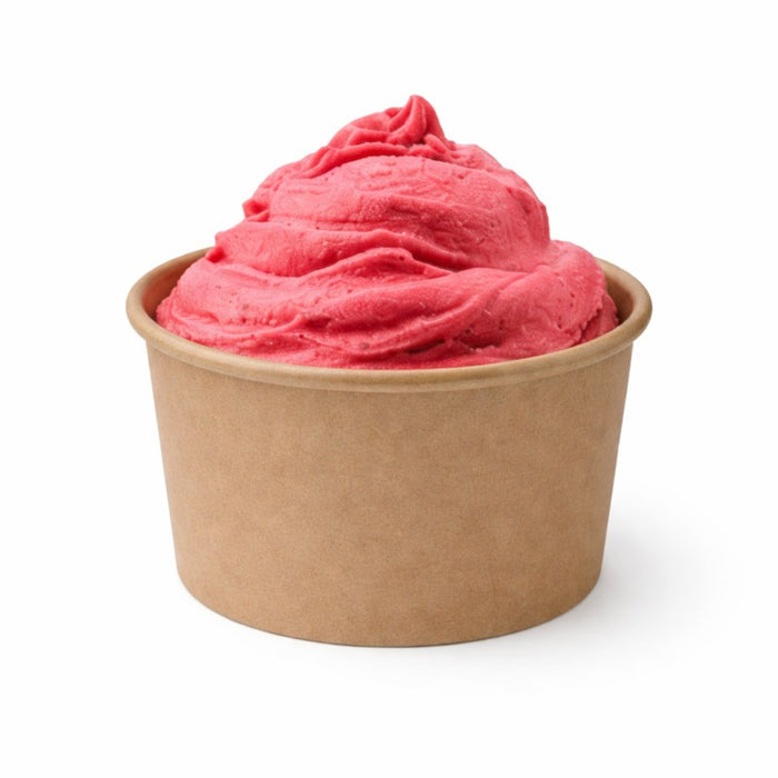 Pot carton kraft brun chaud et froid 270 ml - Ø 9,6 cm - H 5,3 cm - 50 unités