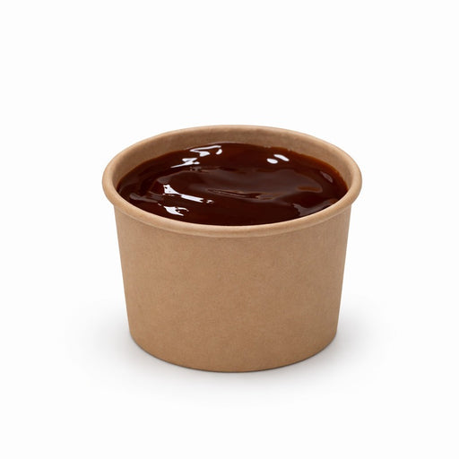 Pot carton kraft brun chaud et froid - 6,1 cm x 4,6 cm x 5,8 cm - 50 unités