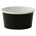 Pot carton noir chaud et froid 86 ml - Ø 7,4 cm - H 3,8 cm - 50 unités
