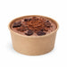 Pot carton fibre de bambou chaud et froid 150 ml - Ø 8,5 cm - H 5,2 cm - 50 unités