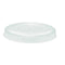Couvercle PLA transparent plat - Ø 7,4 cm - Compatible avec 209POPET4 - 2500 unités