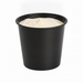 Pot à sauce rond en plastique PP noir - 150 ml - Ø 7 cm - H 6,4 cm - 100 unités