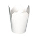 Pot carton blanc base ronde fermeture à encoche - 750 ml - Ø 9,6 cm - H 9,8 cm - 50 unités