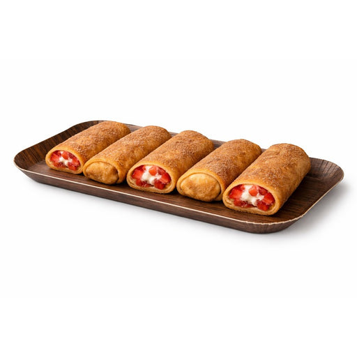 Plateau decor bois foncé laminé 26,7 cm x 12,7 cm H 1,5 cm - 50 unités