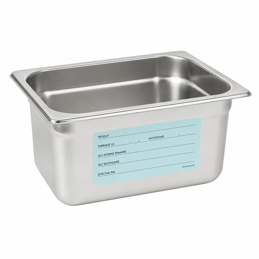 Etiquette de traçabilité alimentaire - 10 cm x 4 cm - 300 unités