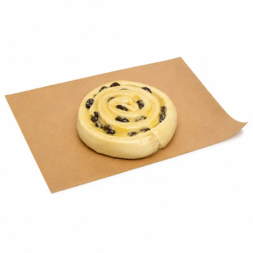 Rouleau de papier kraft brun (40gsm + PE 10gsm) laize de 12,9 cm x 300 m - Ø tube 7,6 cm - 1 unité