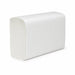 Serviette essuie-main blanche 2 plis pliage en W - 16,3 cm x 21,5 cm
