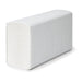 Serviette essuie-main blanche 2 plis pliage en W - 16,2 cm x 32 cm